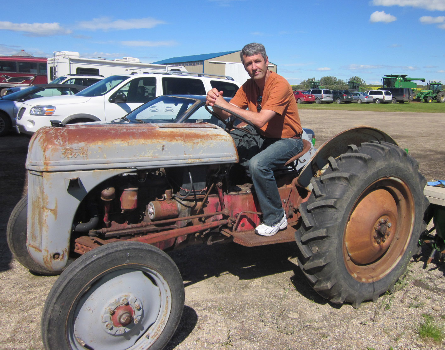 Antique ford farm tractors
